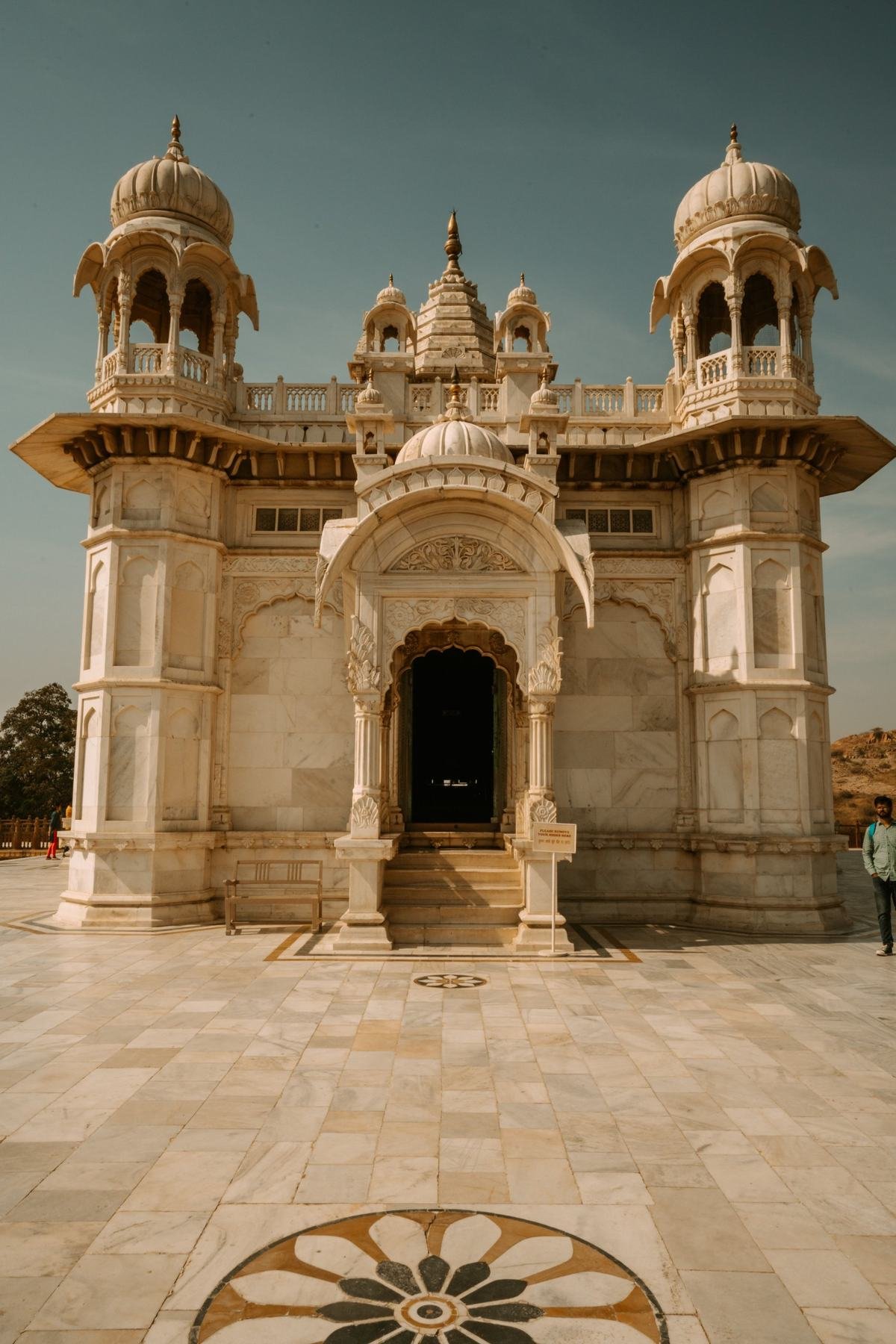 Marble entrance of Jaswant Thada