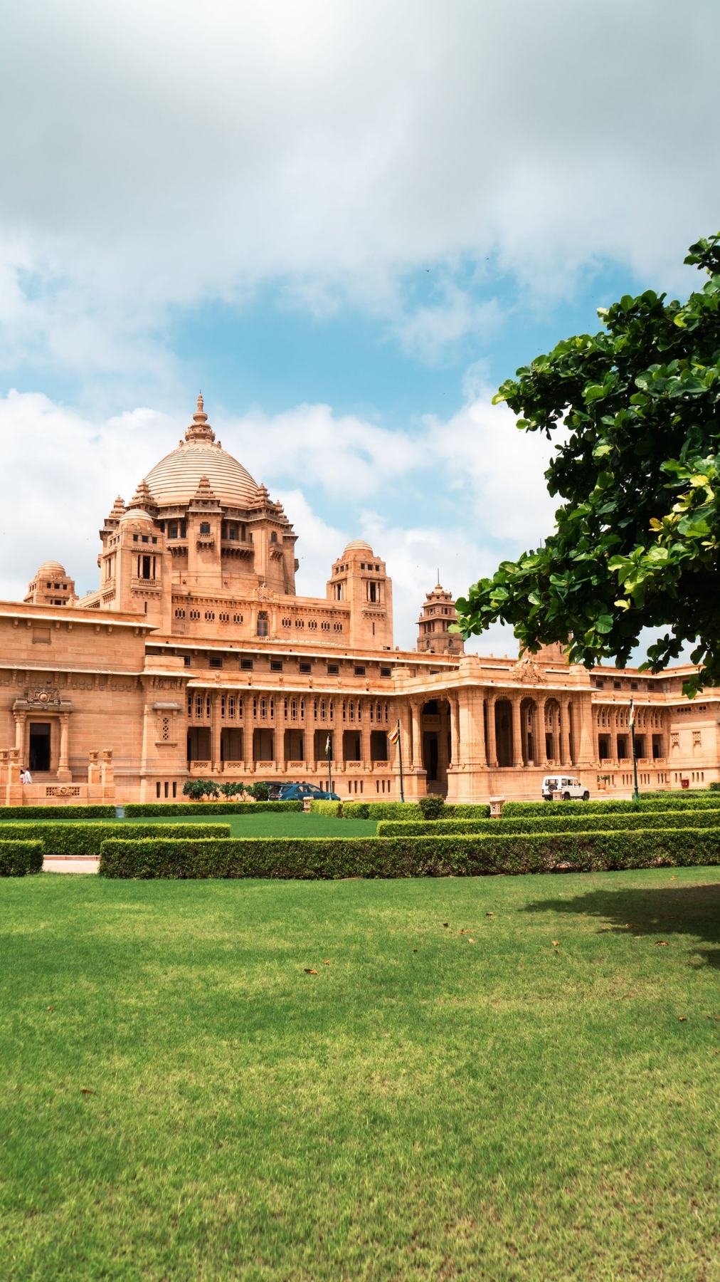Umaid Bhawan Palace and gardens